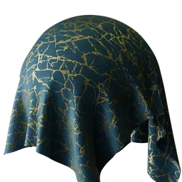 Animal Blue Jacquard