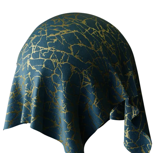 Animal Blue Jacquard
