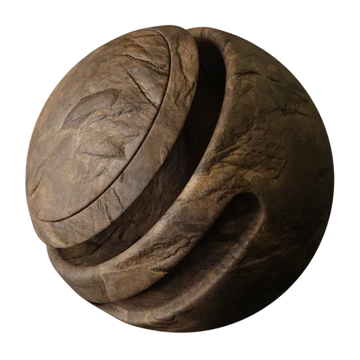 Brown Weathered Rock