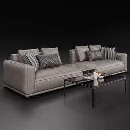 Sofa Eddie Modular Leather