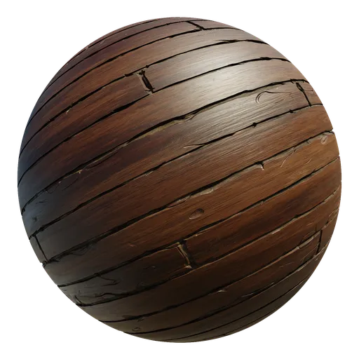 Wood floor broken