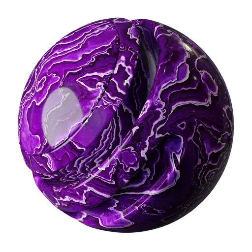 Purple marble