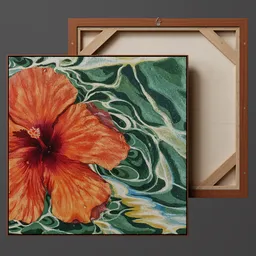 Painting Art Flower / Picture Frame