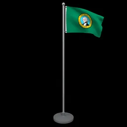 Animated Flag of Washington State
