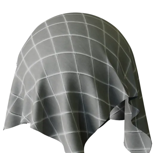Geometric Grey Velvet
