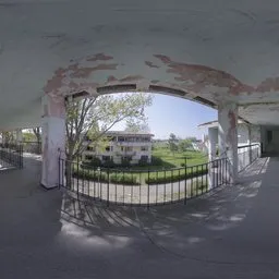 Old Apartments Walkway