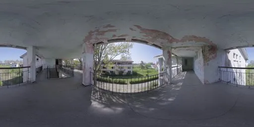 Old Apartments Walkway