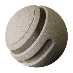 Hexagonal Concrete Pavers