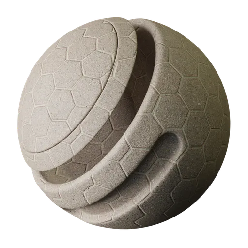 Hexagonal Concrete Pavers