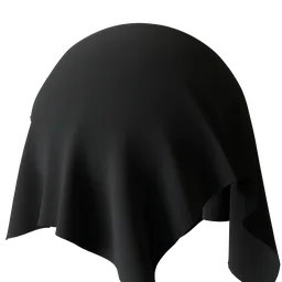 Black procedural weave fabric