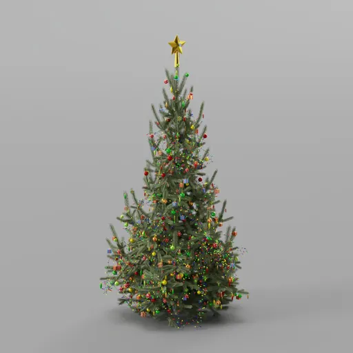 Christmas Tree Decorated Juv