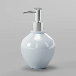 Liquid soap dispenser white