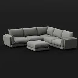 Modern Fabric Sectional Sofa