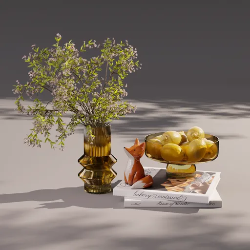 Set Decor The Fox The Flower