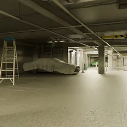 Underground Parking Scene