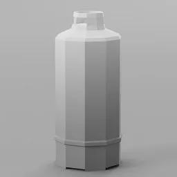 Low Poly Food Trailer Propane Tank
