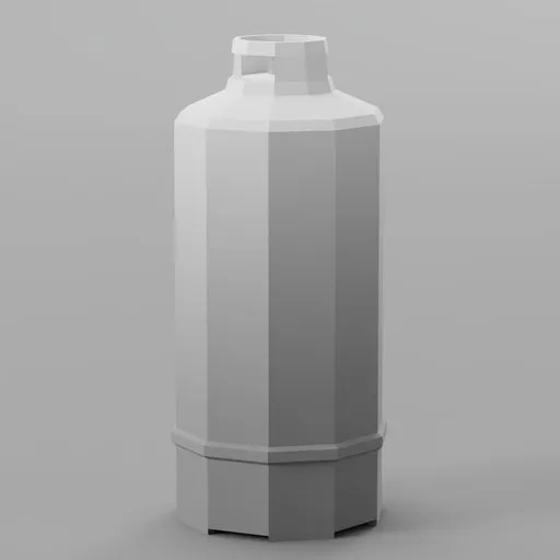 Low Poly Food Trailer Propane Tank