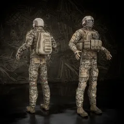 Military Character (GameReady)