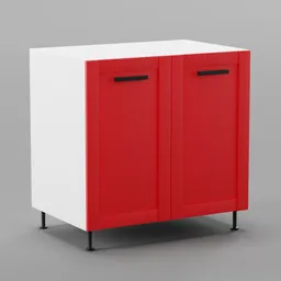 Kitchen lower cabinet 85cm (2 doors)