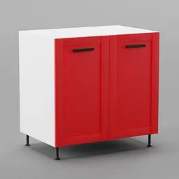 Kitchen lower cabinet 85cm (2 doors)
