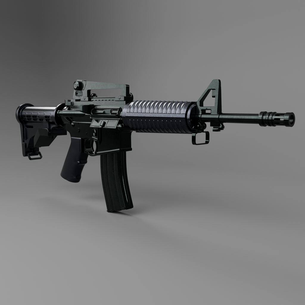 Apocalyptic Game-Ready Guns | FREE Modern Weapons models | Blendkit