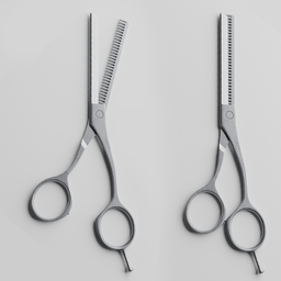 Hairdressing scissors with comb