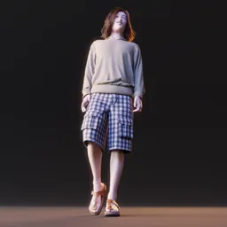 Daily male human idle long hair