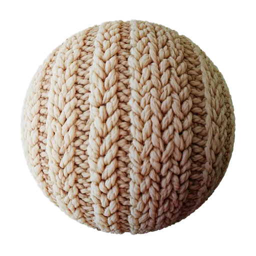 Coarsely knitted fabric