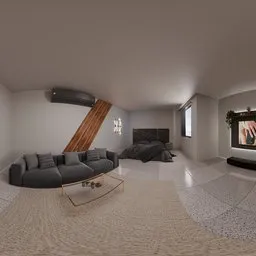 Modern Industrial Bedroom