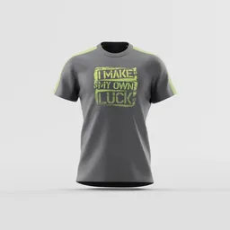 Motivational Tee – Charcoal Grey