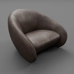 Restoration Hardware Reyna Leather Chair