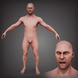 Base Mesh Male Rigged