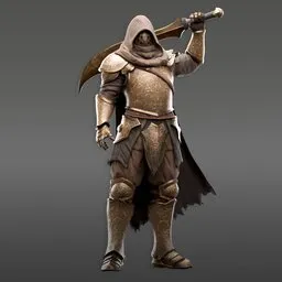 Fantasy Desert Warrior