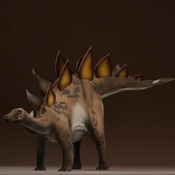 Stegosaurus Rigged