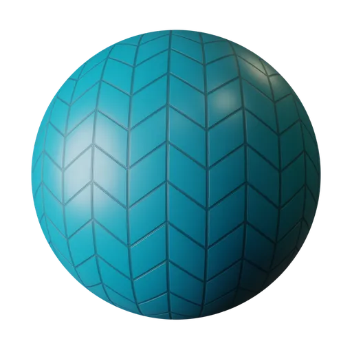 Decorative blue tiles