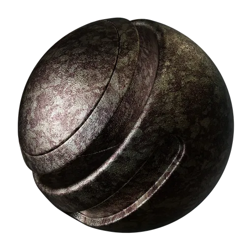 High-quality PBR raw metal material with seamless texture for 3D modeling and rendering in Blender.
