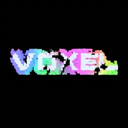 Voxel Block Text Animation