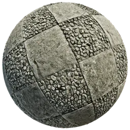 Scan Cobblestone square ground