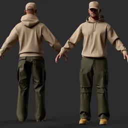 Male Hiker Outdoor Camping Gear