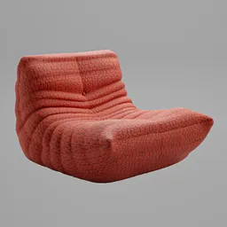 Togo Chair Small Red - Sofa
