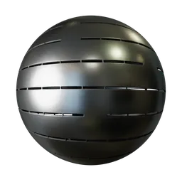 Slotted ventilation metal