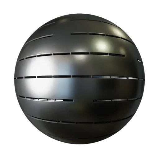 Slotted ventilation metal