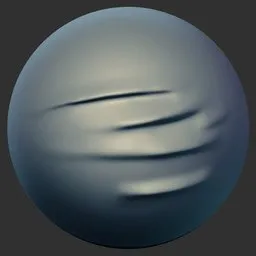 ER_Fabric Brush Deep Ripple Fold