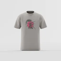 Abstract Samurai Sunset T-Shirt