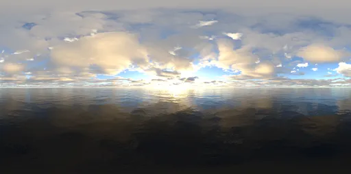 Sunset yellow light warm cloud 16k