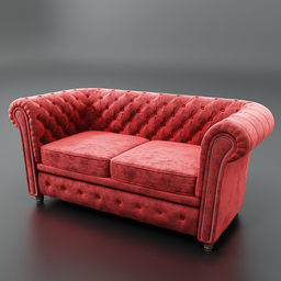 Chesterfield Velvet Sofa