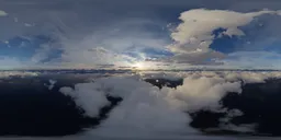 Dramatic Sunset Aerial Landscape
