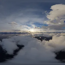Dramatic Sunset Aerial Landscape