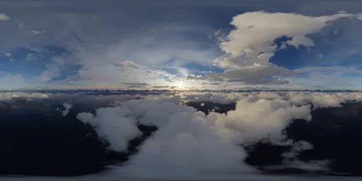 Dramatic Sunset Aerial Landscape