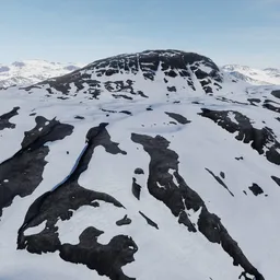 Snow Mountain Landscape